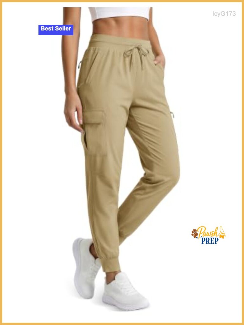 Lightweight Quick Dry Water Resistant Cargo Joggers 5 Pockets Hiking Pants